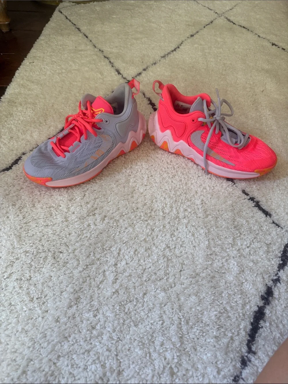 Nike Giannis Mismatched Volleyball Sneakers